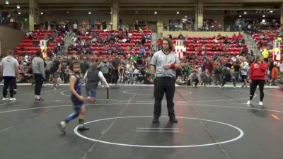 64 lbs Round 5 - Ross Stegeman, Tulsa Blue T Panthers vs Athena Reno, Lil Dons WC