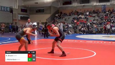 184 lbs Quarterfinal - Nick Brown, Corning vs Ian Richardson, Granada