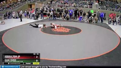 53 lbs Cons. Round 5 - Joshua Tena Jr, Cornerstone Mat Club vs Dane Parke, Legacy Elite Wrestling Club