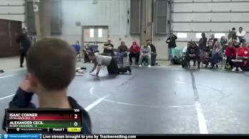 100 lbs Round 1 (8 Team) - Isaac Conner, PA Alliance Red vs Alexander Cecil, NCWAY Crusaders