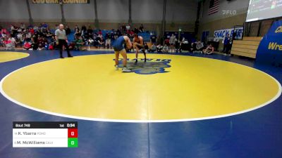 178 lbs Consi Of 8 #2 - Kalob Ybarra, Pomona (CO) vs Max McWilliams, Calvary Chapel-Santa Ana