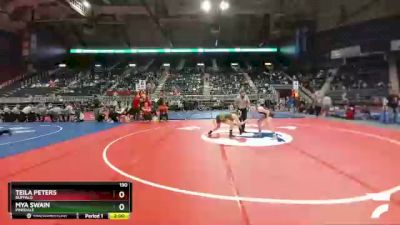 130 lbs Quarterfinal - Teila Peters, Buffalo vs Mya Swain, Pinedale