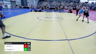 126 lbs Rr Rnd 2 - Luke Reitter, Escape The Rock vs Gatlin Krepela, PANE