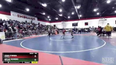 182 lbs Cons. Round 3 - Bryan Romero, JW North vs John O`Brien, Alemany