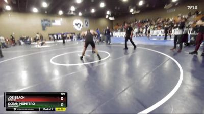 190 lbs Cons. Round 4 - Joe Beach, Nipomo vs Ocean Montero, Clovis West