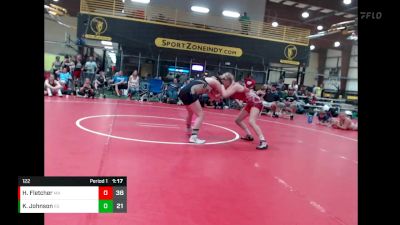 122 lbs Finals (8 Team) - Kyla Johnson, Indiana INFERNO GOLD vs Hayli Fletcher, Midwest Assasins