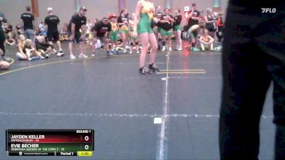 118 lbs Round 1 (4 Team) - Jayden Keller, Untouchables vs Evie Becher, Nebraska Queens Of The Corn 2