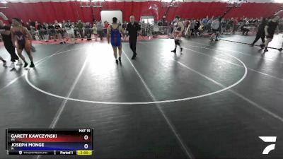 220 lbs Quarterfinal - Garett Kawczynski, WI vs Joseph Monge, IA