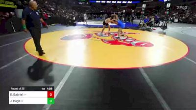 182 lbs Round Of 32 - Shea Gabriel, Oak Hills (SS) vs Juan Puga, Gilroy (CC)