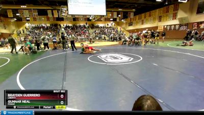 138 lbs Cons. Round 4 - Gunnar Neal, Poway vs Brayden Guerrero, Liberty