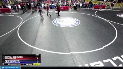 108 lbs Round 1 - Easton Sorensen, Poway Wrestling vs Adonis Griffin, Madera Wrestling Club