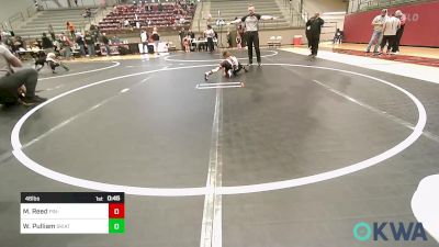 46 lbs Rr Rnd 1 - Maddox Reed, Pin-King All Stars vs Weston Pulliam, Skiatook Youth Wrestling 2022-23