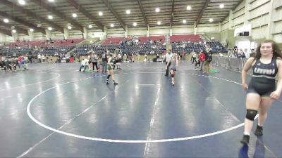 105 lbs 2nd Place Match - Rhiannon Towers, Olympus Wrestling vs Kinlee Brandley, Fremont Wrestling Club