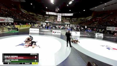 74 lbs Semifinal - Emilio Medina, Beat The Streets - Los Angeles vs Grant Eklund, California