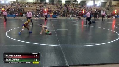 80 lbs Semifinal - Michael Burney, Buccaneer Wrestling Club vs Eddie Jones Iii, Wave Wrestling Club