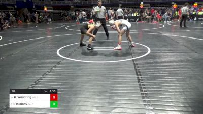 90 lbs Round Of 32 - Kellan Woodring, Bald Eagle Area vs Shamil Islamov, Baldwin