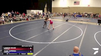 182 lbs 3rd Place Match - Landon Rouse, Minnesota vs Mark Kapenga, Minnesota