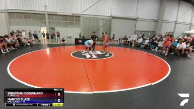 126 lbs Round 1 (16 Team) - Sebastian Degennaro, Florida vs Marcus Blaze, Ohio Scarlet