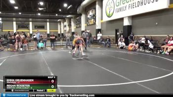 130 lbs Placement (4 Team) - Regan Rosseter, Nebraska Vipers Scarlet vs Emma Gruenhagen, Wisconsin