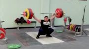 Heaviest Hang Snatch Ever: Simon Martirosyan Hang Snatches 205kg/451lb