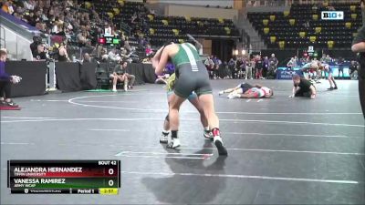 123 lbs Quarterfinal - Alejandra Hernandez, Tiffin University vs Vanessa Ramirez, Army WCAP