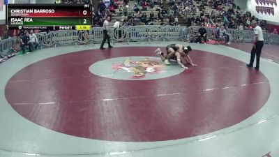 150 lbs Quarterfinal - Isaac Rea, Lakeside vs Christian Barroso, Segerstrom