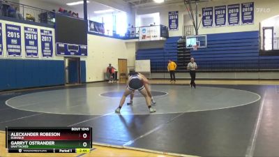 174 lbs Cons. Semi - Garryt Ostrander, Unattached vs Alecxander Robeson, Dubuque