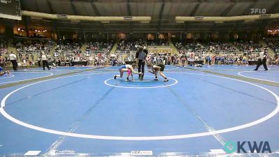 98 lbs Consi Of 8 #2 - Yoselin Hernandez, OKC Saints Wrestling vs Silver Belvin, Smith Wrestling Academy