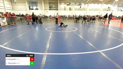 88 lbs Consi Of 16 #2 - River Brackett, Oxford Hills vs Luke Piccirillo, Newtown