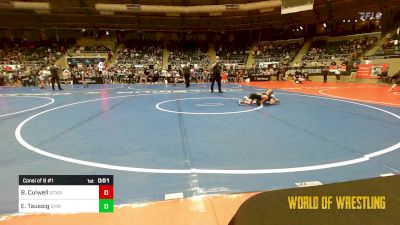 46 lbs Consi Of 8 #1 - Brady Culwell, DCWA vs Ezra Taussig, Greater Heights Wrestling