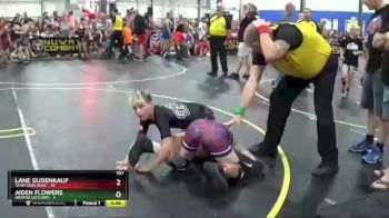 107 lbs Round 3 (6 Team) - Aiden Flowers, Indiana Outlaws vs Lane Gudenkauf, Team Iowa Blue