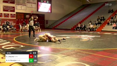 157 lbs Rr Rnd 1 - Gannon Jaquay, Edinboro vs Alejandro Herrera-Rondon, Clarion