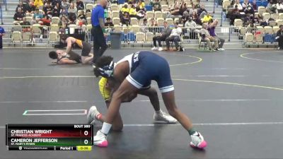 113 lbs Cons. Semi - Christian Wright, St. Frances Academy vs Cameron Jefferson, St. Mary`s Ryken