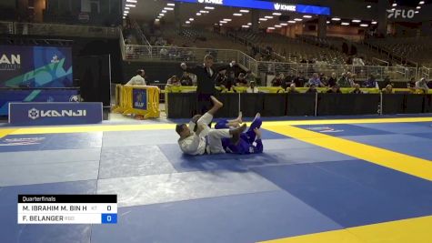 MOHAMMED IBRAHIM M. BIN HURAYMIL vs FRANCIS-WILLIAM BELANGER 2024 Pan Jiu Jitsu IBJJF Championship