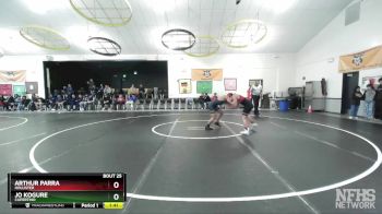 126 lbs Champ. Round 1 - Arthur Parra, Hollister vs Jo Kogure, Cupertino