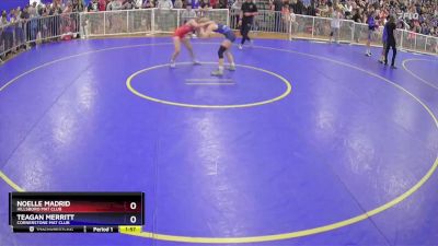 118 lbs Quarterfinal - Noelle Madrid, Hillsboro Mat Club vs Teagan Merritt, Cornerstone Mat Club