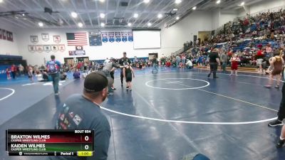 95 lbs Round 1 - Braxton Wilmes, Casper Wrestling Club vs Kaiden Wilmes, Casper Wrestling Club