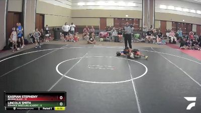 47 lbs Quarterfinals (8 Team) - Kaspian Stepheny, Belding Black vs Lincoln Smith, Donahue Wrestling Academy