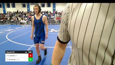 145 lbs Round Of 16 - Kazuki Goode, Catholic Memorial vs Troy Greaney, Leominster