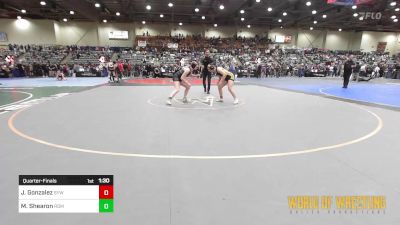 135 lbs Quarterfinal - Julissa Gonzalez, Shafter Youth Wrestling vs Mackenzie Shearon, Redmond High School