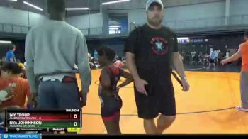 85 lbs Round 4 (10 Team) - IVY TROUP, Alabama Elite Black&nbsp; vs Nya Johannson, Assassins WC Black
