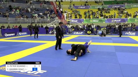 DANIEL PETER SCANNO vs FREDERICO BARROS DINIZ 2024 Brasileiro Jiu-Jitsu IBJJF