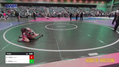 57 lbs Final - Addison Yabur, Savage House Wrestling Club vs Esme Miller, Legacy Elite Wrestling Club