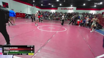 120 lbs Semifinal - Isaiah Quintero, El Dorado vs Rocky Humphrey, Sultana