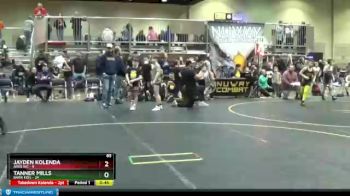 85 lbs Round 2 (4 Team) - Tanner Mills, Barn Kids vs Jayden Kolenda, Ares WC