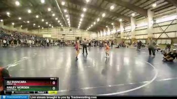 85 lbs Round 3 (6 Team) - Ali Svancara, Idaho vs Hailey Worden, Gold Rush