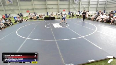 195 lbs Quarters & 1st Wb (16 Team) - Ryker Woodward, Team Utah vs Bryson Poindexter, Oklahoma Outlaws Blue