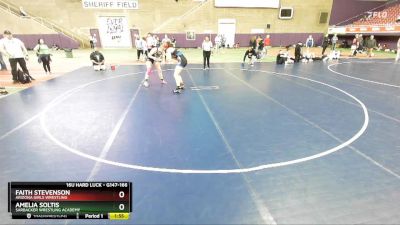 G147-166 lbs Round 1 - Amelia Soltis, Sarbacker Wrestling Academy vs Faith Stevenson, Arizona Girls Wrestling