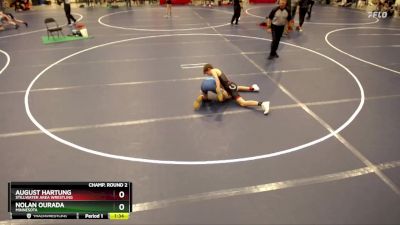 102 lbs Champ. Round 2 - Nolan Ourada, Minnesota vs August Hartung, Stillwater Area Wrestling