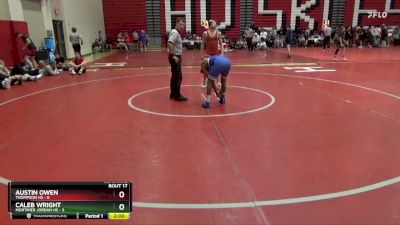 126 lbs Semis & Wb (16 Team) - Austin Owen, Thompson HS vs Caleb Wright, Mortimer Jordan HS